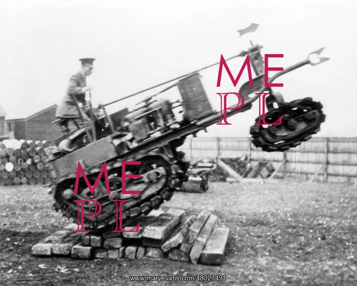 : Experimenting with tank tracks, WW1 : Experimenting with tank tracks, WW1
