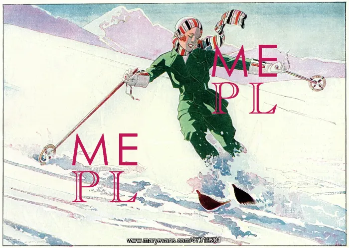 : Expert skier, 1931 : Expert skier, 1931