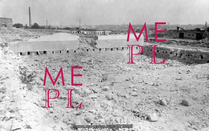 : Exploded depot in Odessa, 1918 : Exploded depot in Odessa, 1918