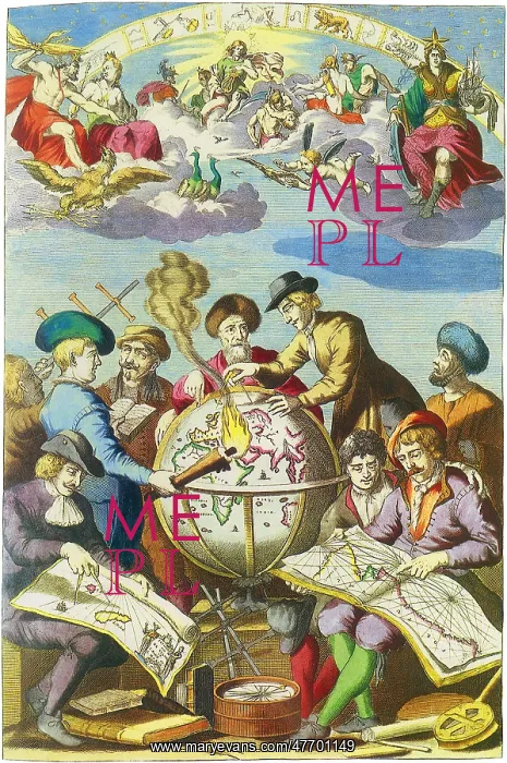  : Explorers Mapping Globe
