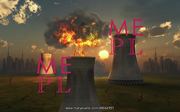 : An explosion at a nuclear power station : An explosion at a nuclear power station