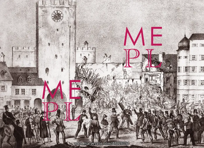: Explosion of the Powder Tower in Munich : Explosion of the Powder Tower in Munich