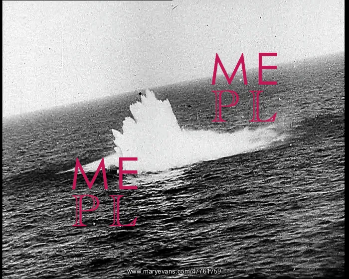 : An Explosion in the Sea From Depth Charges : An Explosion in the Sea From Depth Charges