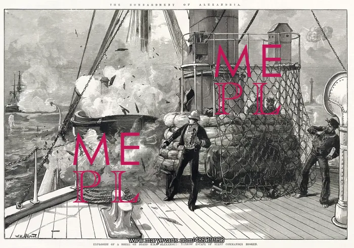 : Explosion of a Shell on HMS Alexandra : Explosion of a Shell on HMS Alexandra