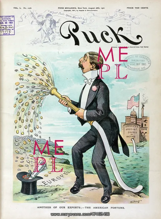 : Another of our exports; - the American fortune : Another of our exports; - the American fortune