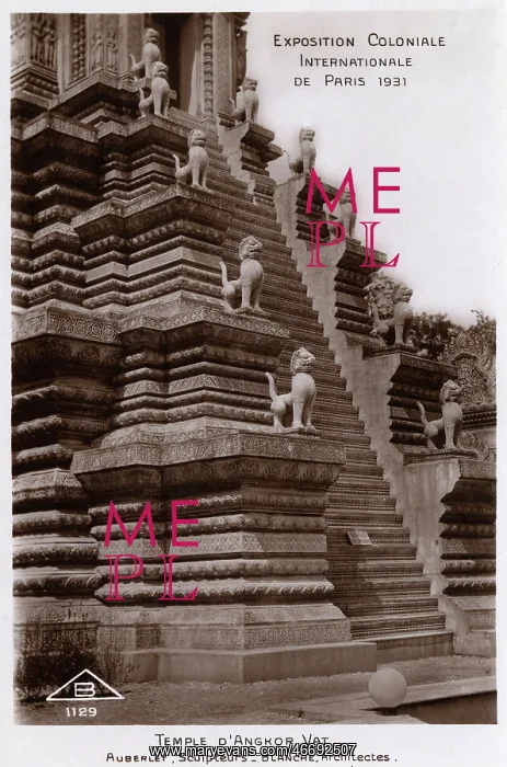 : Exposition Coloniale Internationale de Paris - Angkor Wat : Exposition Coloniale Internationale de Paris - Angkor Wat