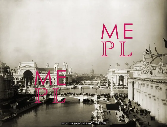 : Exposition grounds at the 1893 World's Columbian ? : Exposition grounds at the 1893 World's Columbian ?