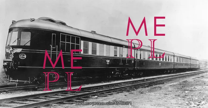 : Express railcar of the Reichsbahn : Express railcar of the Reichsbahn