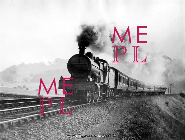 : The express train from St. Pancras to Manchester, 1927 : The express train from St. Pancras to Manchester, 1927