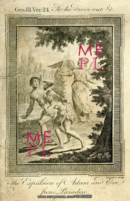 : The expulsion of Adam and Eve from Paradise : The expulsion of Adam and Eve from Paradise