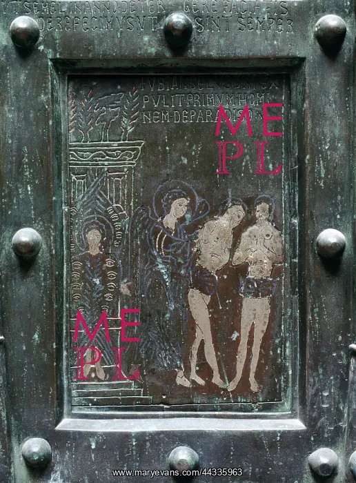 : Expulsion from Earthly Paradise, panel : Expulsion from Earthly Paradise, panel