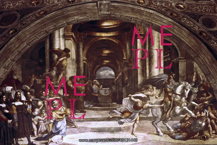 : The Expulsion of Heliodorus from the Temple Artist: Raphael : The Expulsion of Heliodorus from the Temple Artist: Raphael