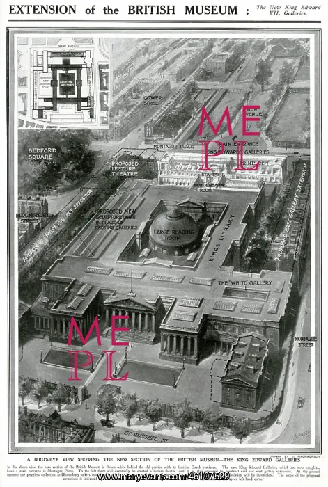 : Extension of the British Museum, London : Extension of the British Museum, London