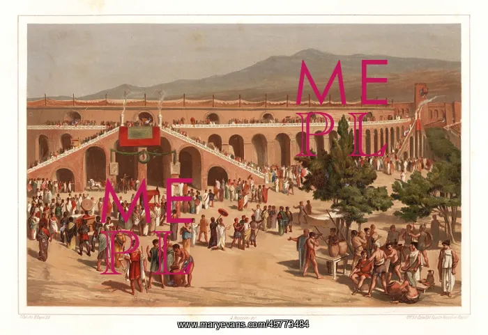 : Exterior of the Ampitheatre, Pompeii : Exterior of the Ampitheatre, Pompeii