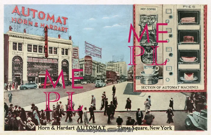 : Exterior - Automat Dining Room, Times Square, New York, USA : Exterior - Automat Dining Room, Times Square, New York, USA