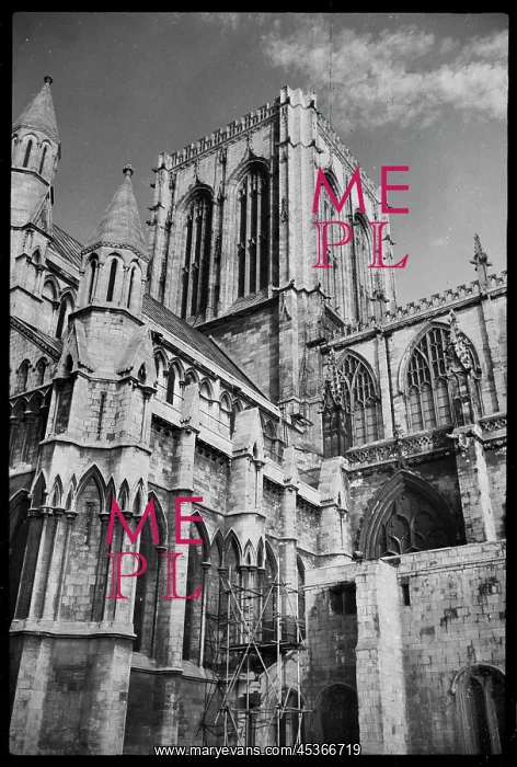 : An exterior of the cathedral church, showing the : An exterior of the cathedral church, showing the