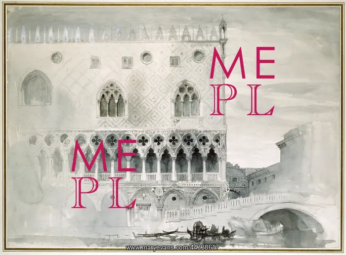 : The Exterior of the Ducal Palace, Venice : The Exterior of the Ducal Palace, Venice