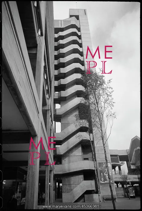 : An exterior view of the 1960's car park in Trinity : An exterior view of the 1960's car park in Trinity