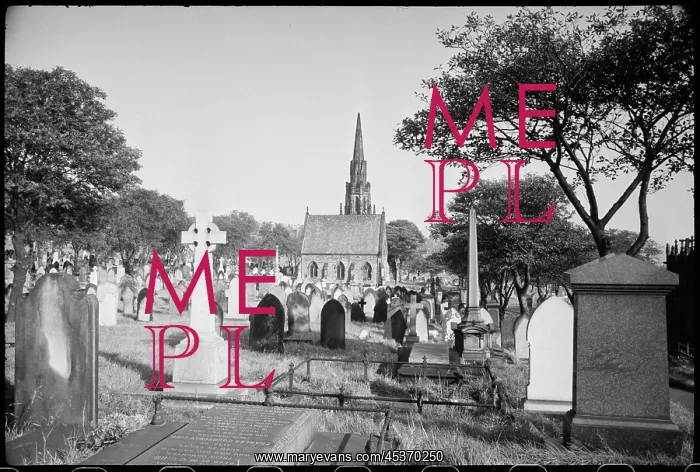 : An exterior view of the chapels in St John's Cemetery : An exterior view of the chapels in St John's Cemetery