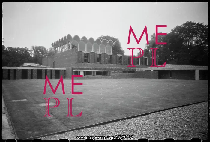 : Exterior view of Fitzwilliam College Hall : Exterior view of Fitzwilliam College Hall
