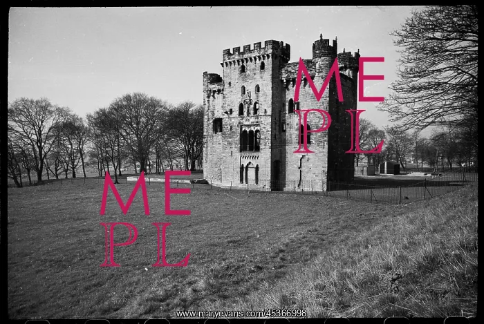  : An exterior view of Hylton Castle, seen from the