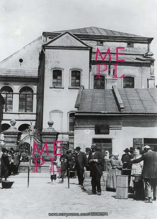 : Exterior view on Przemysl synagogue : Exterior view on Przemysl synagogue