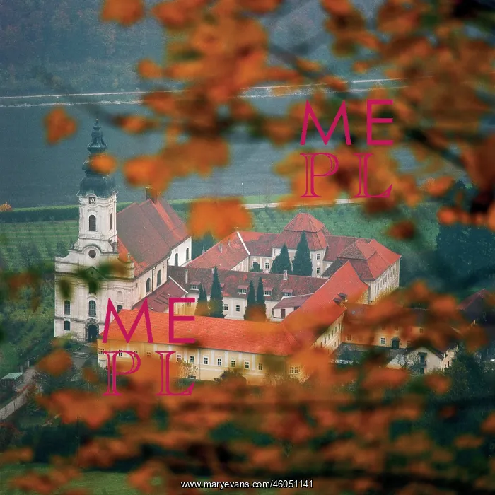 : Exterior view of the Trappist monastery : Exterior view of the Trappist monastery