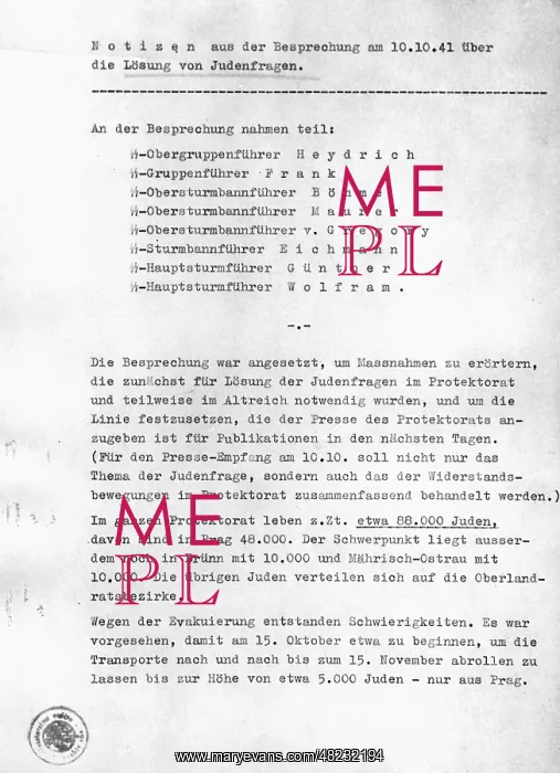 : Extermination of Jews in Czechoslovakia, 1941 : Extermination of Jews in Czechoslovakia, 1941