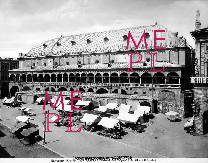 : Italy. External structure of the Palazzo della Ragione in Padua : Italy. External structure of the Palazzo della Ragione in Padua