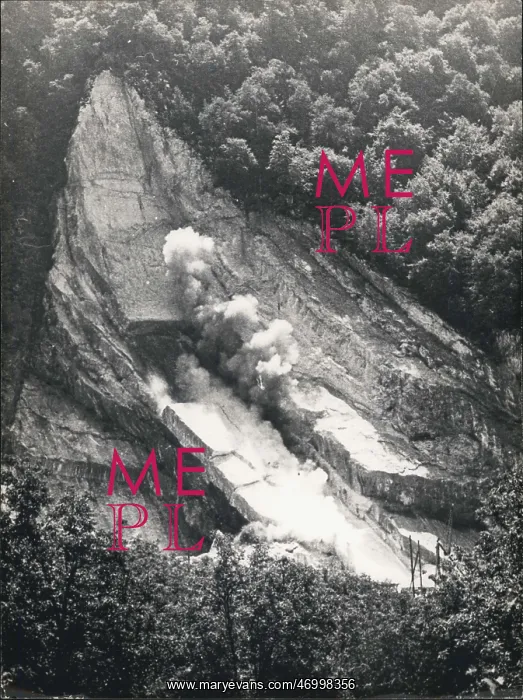 : Extracting marble from a quarry near Grenoble : Extracting marble from a quarry near Grenoble