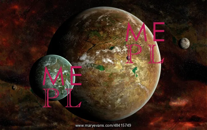  : A system of extraterrestrial planets and their moons