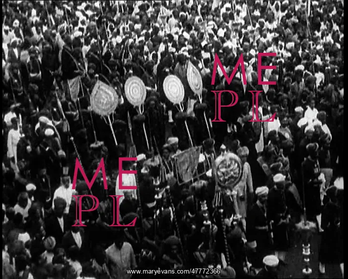 : Extremely Busy Square In British India. People : Extremely Busy Square In British India. People