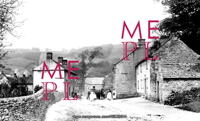  : Eyam, Village 1896