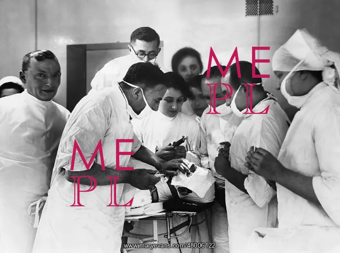 : Eye surgery, 1931 : Eye surgery, 1931