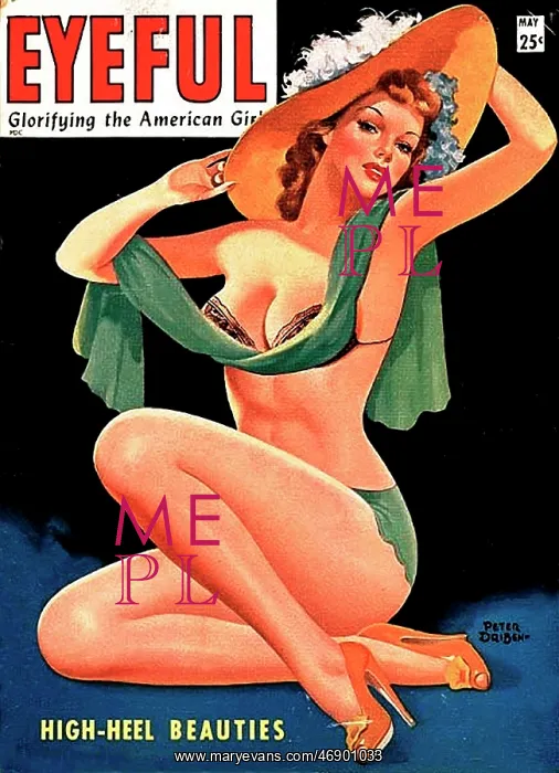 : Eyeful, 1947, Peter Driben, Cover, pin up : Eyeful, 1947, Peter Driben, Cover, pin up