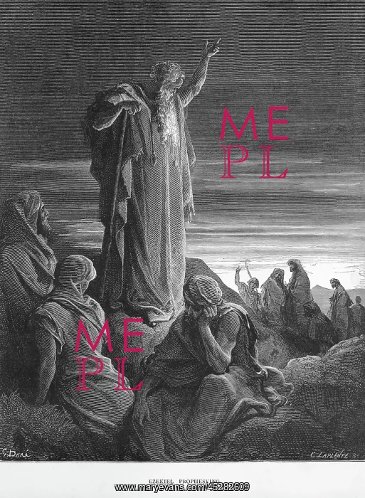  : Ezekiel prophesying