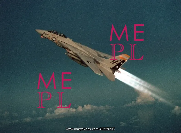 : F-14 Tomcat Fighter climbs with its afterburners ?