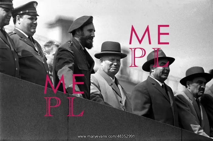 : F. Castro visiting Moscow : F. Castro visiting Moscow