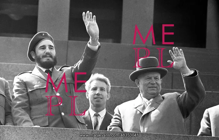 : F. Castro visiting USSR : F. Castro visiting USSR