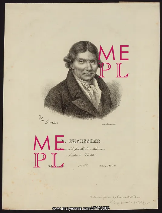 : F. Chaussier, professeur e la faculte de medecine, membre de : F. Chaussier, professeur e la faculte de medecine, membre de