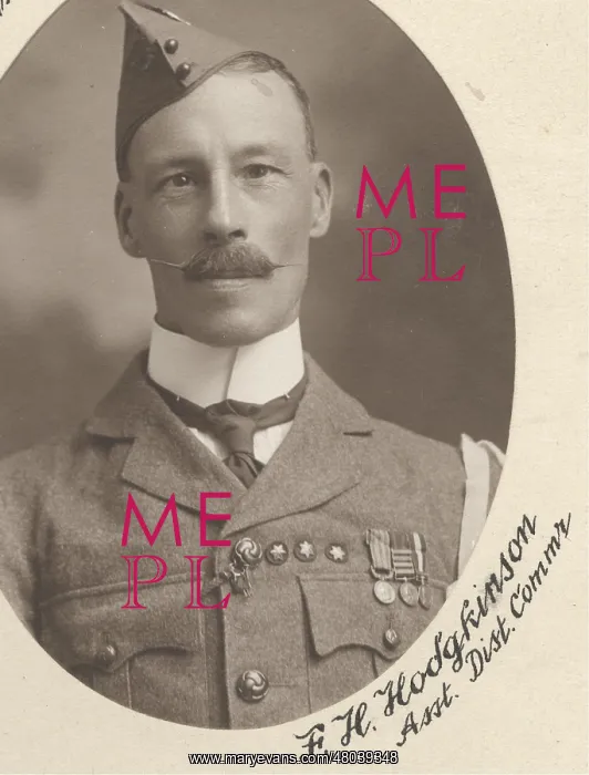 : F H Hodgkinson, Transvaal Boy Scouts Association : F H Hodgkinson, Transvaal Boy Scouts Association