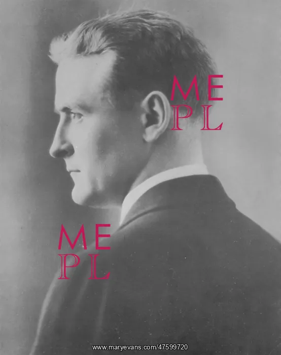 : F. Scott Fitzgerald, American Author : F. Scott Fitzgerald, American Author