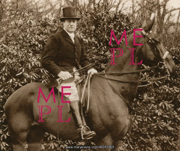 : F. W Rickett on horseback : F. W Rickett on horseback