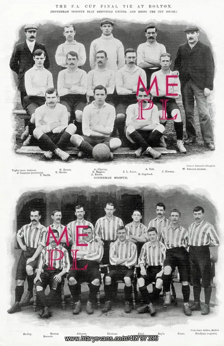 : F.A. Cup Final between Tottenham Hotspur & Sheffield United : F.A. Cup Final between Tottenham Hotspur & Sheffield United