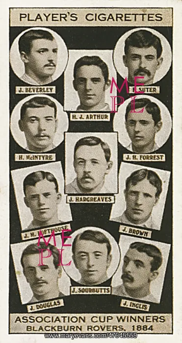 : FA Cup winners - Blackburn Rovers, 1884 : FA Cup winners - Blackburn Rovers, 1884