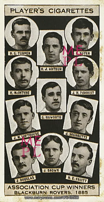 : FA Cup winners - Blackburn Rovers, 1885 : FA Cup winners - Blackburn Rovers, 1885