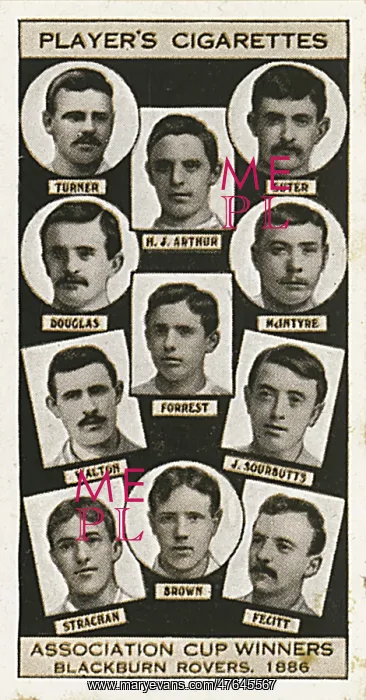 : FA Cup winners - Blackburn Rovers, 1886 : FA Cup winners - Blackburn Rovers, 1886