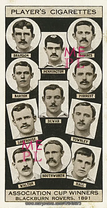 : FA Cup winners - Blackburn Rovers, 1891 : FA Cup winners - Blackburn Rovers, 1891