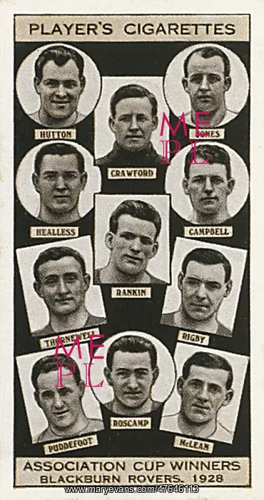 : FA Cup winners - Blackburn Rovers, 1928 : FA Cup winners - Blackburn Rovers, 1928