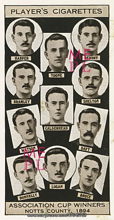 : FA Cup winners - Notts County, 1894 : FA Cup winners - Notts County, 1894